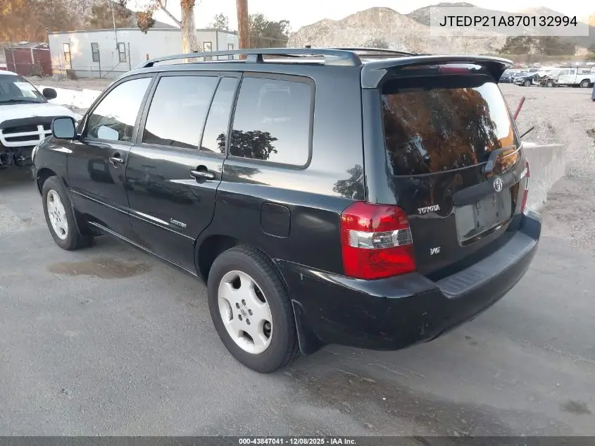 JTEDP21A870132994 2007 Toyota Highlander Limited V6