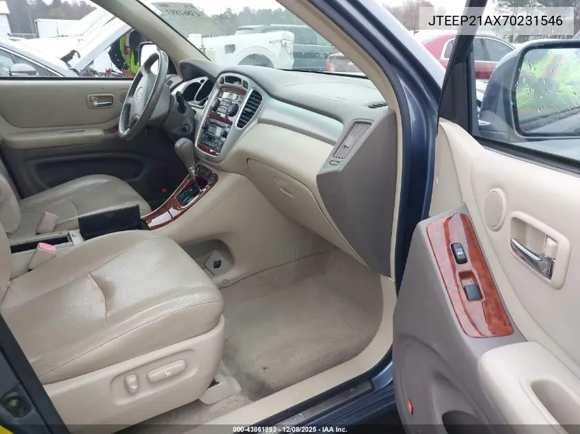 JTEEP21AX70231546 2007 Toyota Highlander Limited V6