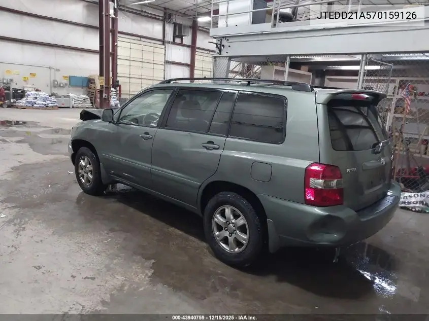 JTEDD21A570159126 2007 Toyota Highlander