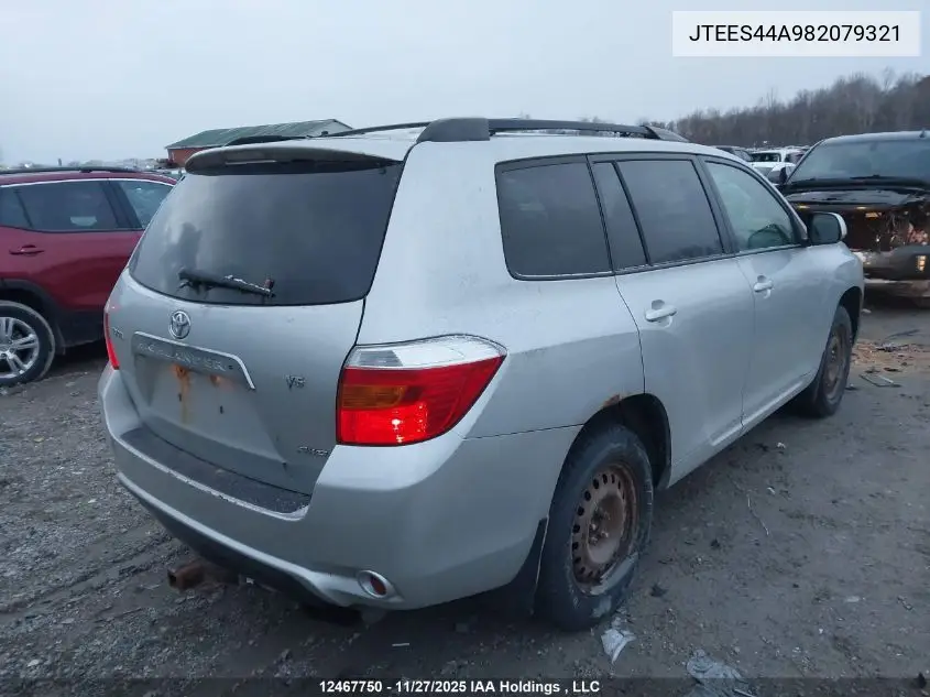 JTEES44A982079321 2008 Toyota Highlander Sr5