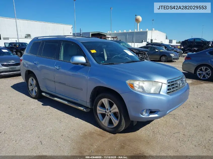 JTEDS42A282029553 2008 Toyota Highlander Limited