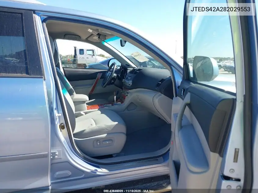 JTEDS42A282029553 2008 Toyota Highlander Limited