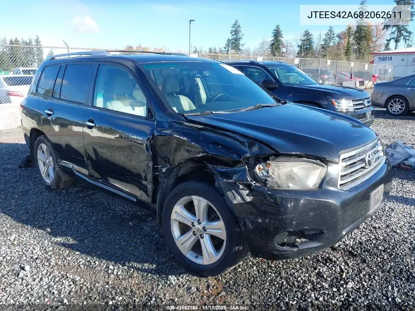 JTEES42A682062611 2008 Toyota Highlander Limited