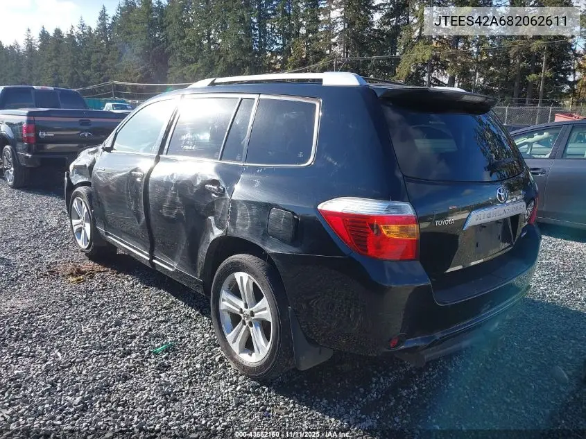 JTEES42A682062611 2008 Toyota Highlander Limited