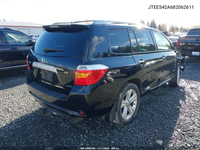 JTEES42A682062611 2008 Toyota Highlander Limited