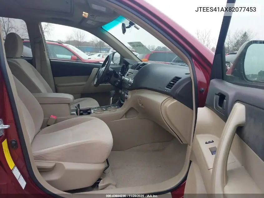 JTEES41AX82077453 2008 Toyota Highlander