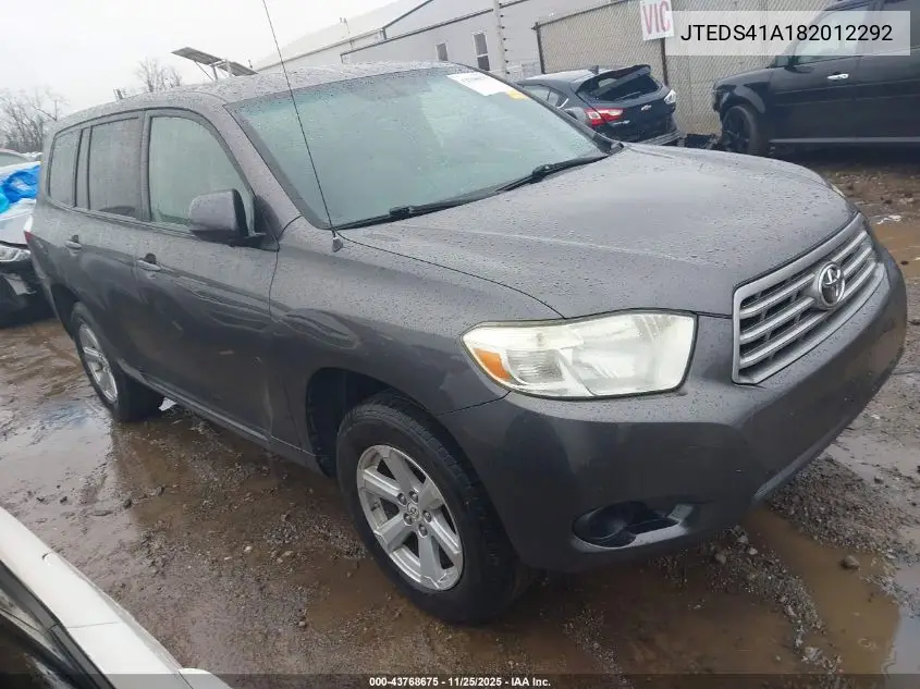 JTEDS41A182012292 2008 Toyota Highlander