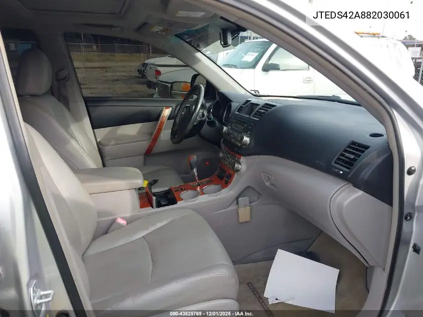 JTEDS42A882030061 2008 Toyota Highlander Limited