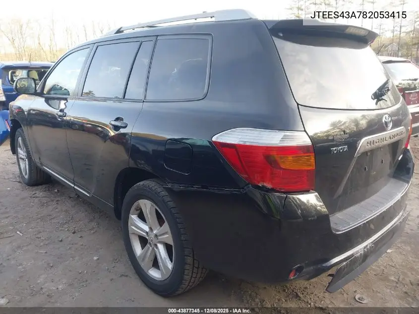 JTEES43A782053415 2008 Toyota Highlander Sport