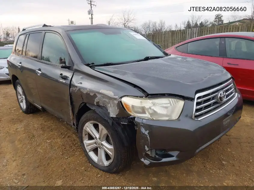 JTEES42A082056660 2008 Toyota Highlander Limited