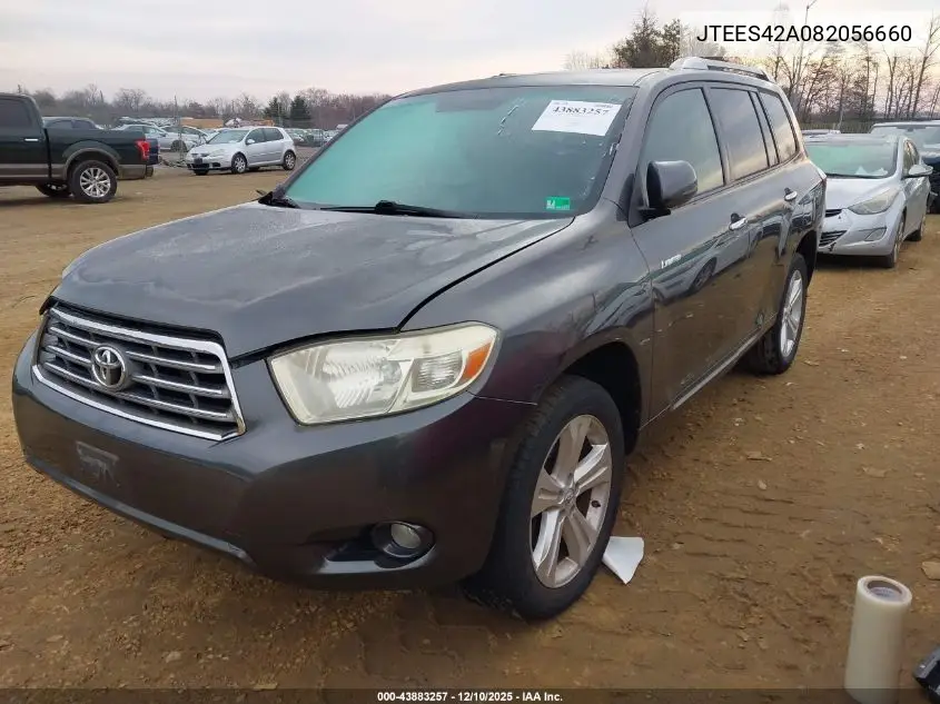 JTEES42A082056660 2008 Toyota Highlander Limited