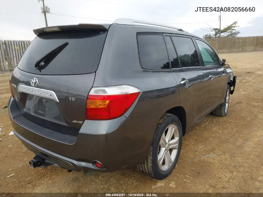 JTEES42A082056660 2008 Toyota Highlander Limited