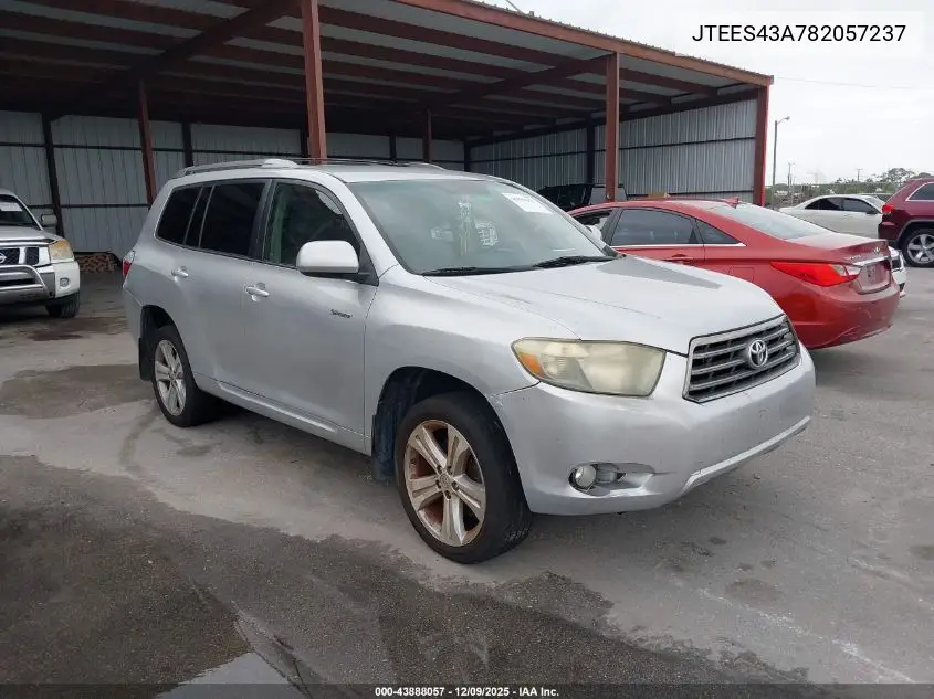 JTEES43A782057237 2008 Toyota Highlander Sport
