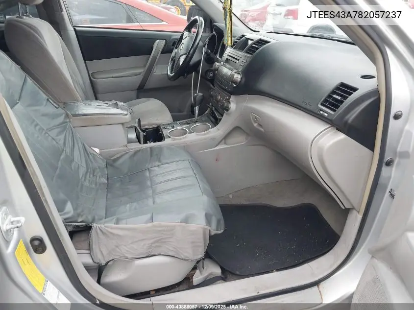 JTEES43A782057237 2008 Toyota Highlander Sport