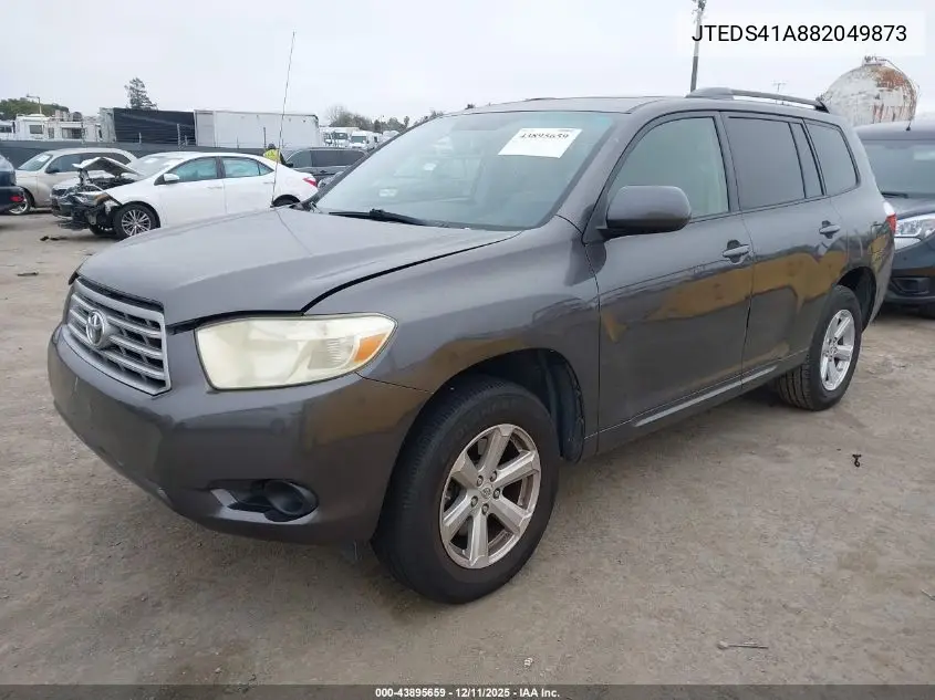JTEDS41A882049873 2008 Toyota Highlander