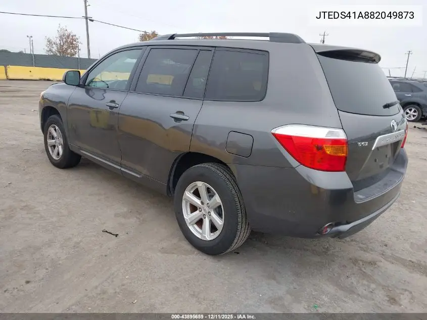 JTEDS41A882049873 2008 Toyota Highlander