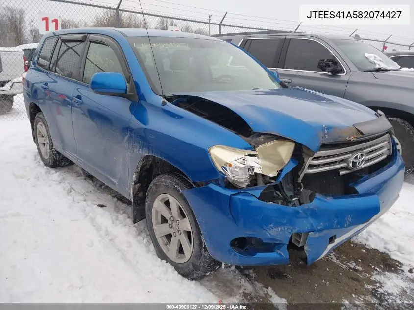 JTEES41A582074427 2008 Toyota Highlander