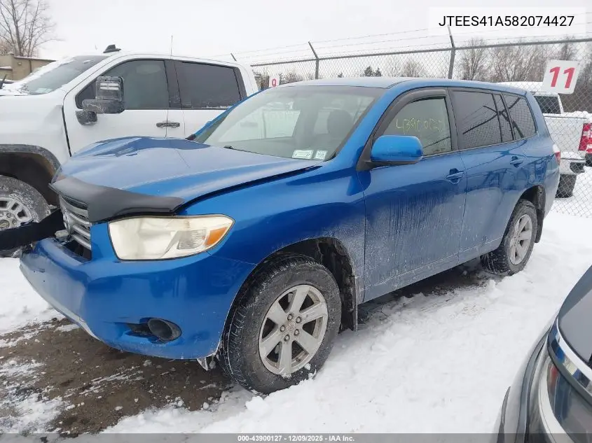 JTEES41A582074427 2008 Toyota Highlander