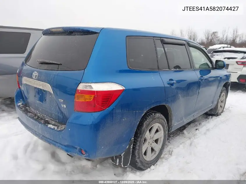 JTEES41A582074427 2008 Toyota Highlander