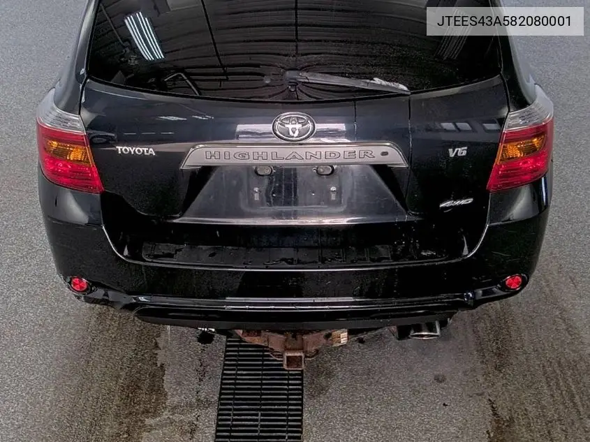 JTEES43A582080001 2008 Toyota Highlander Sport