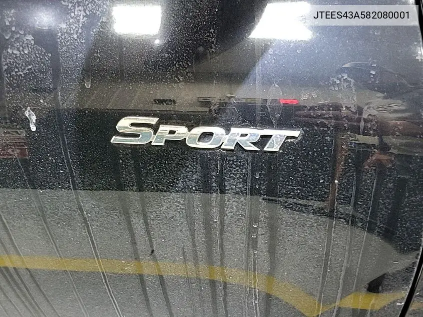 JTEES43A582080001 2008 Toyota Highlander Sport