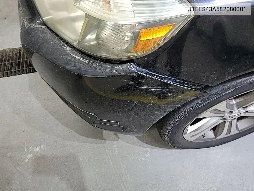 JTEES43A582080001 2008 Toyota Highlander Sport