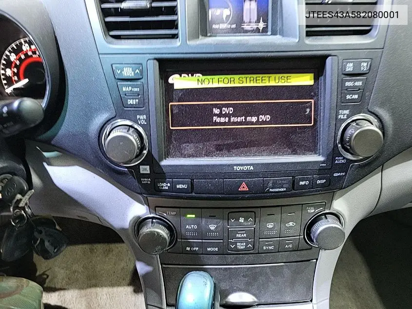 JTEES43A582080001 2008 Toyota Highlander Sport