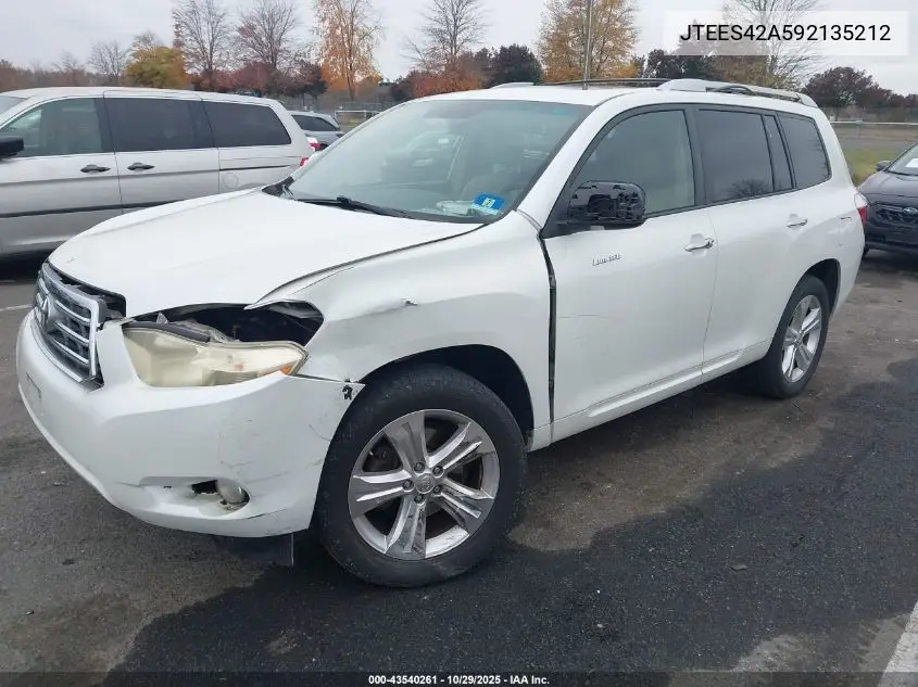 JTEES42A592135212 2009 Toyota Highlander Limited