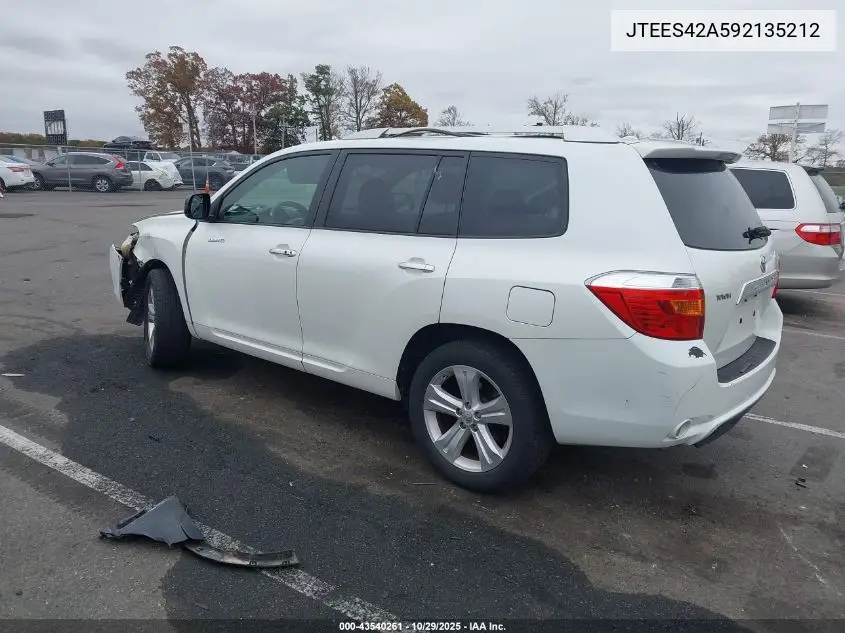 JTEES42A592135212 2009 Toyota Highlander Limited
