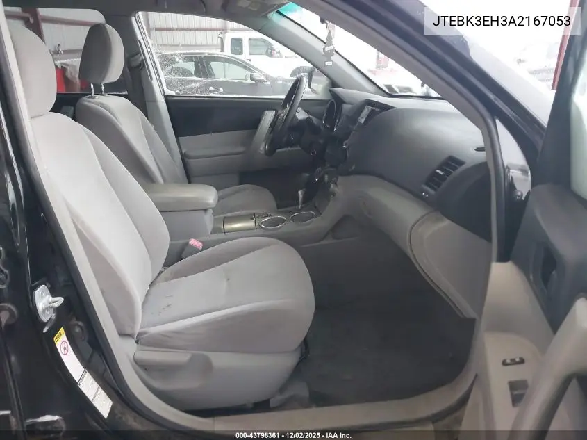 JTEBK3EH3A2167053 2010 Toyota Highlander Base V6