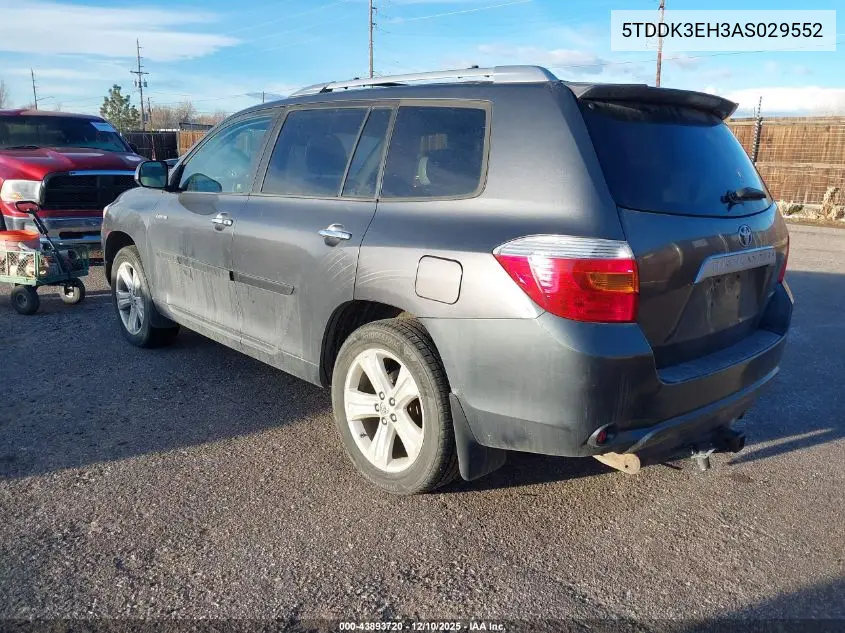 5TDDK3EH3AS029552 2010 Toyota Highlander Limited V6