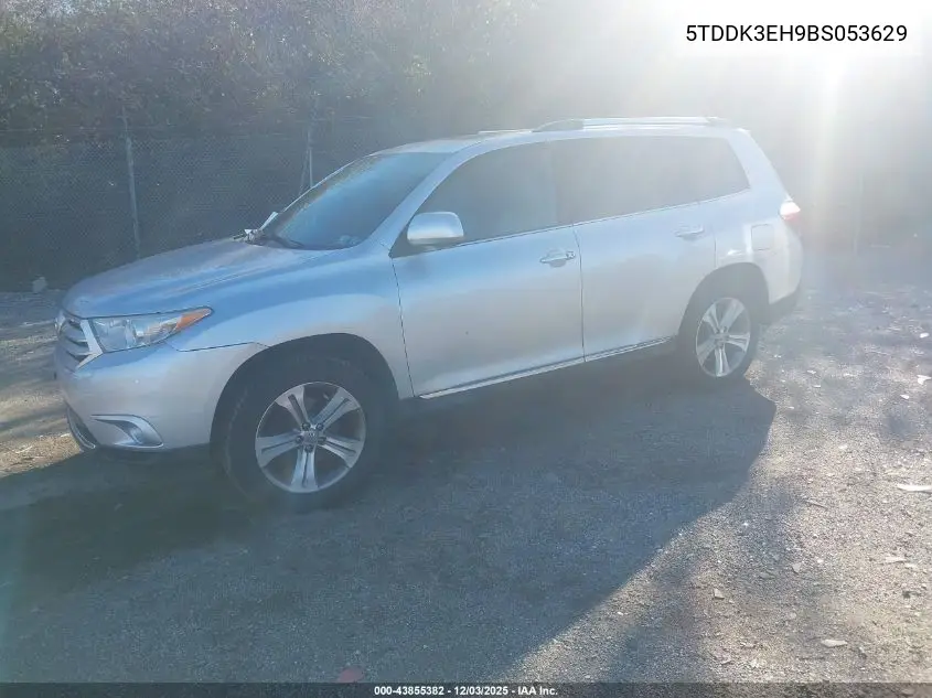 5TDDK3EH9BS053629 2011 Toyota Highlander Limited V6