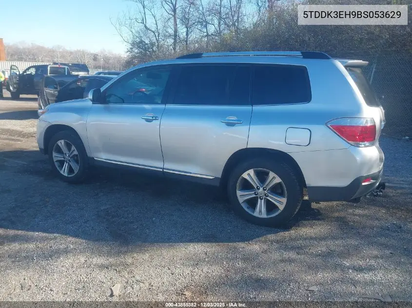 5TDDK3EH9BS053629 2011 Toyota Highlander Limited V6