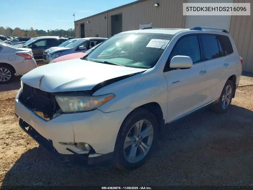 5TDDK3EH1DS216096 2013 Toyota Highlander Limited V6