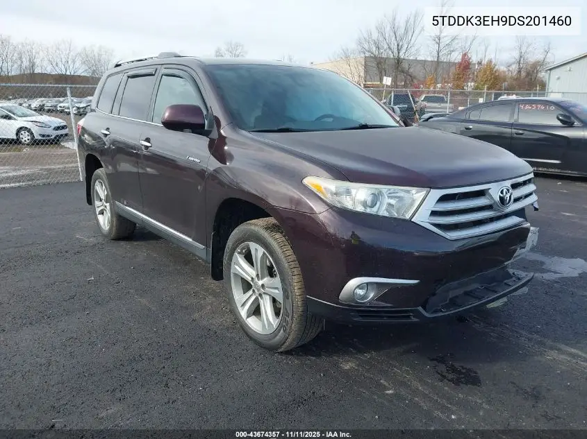 5TDDK3EH9DS201460 2013 Toyota Highlander Limited V6