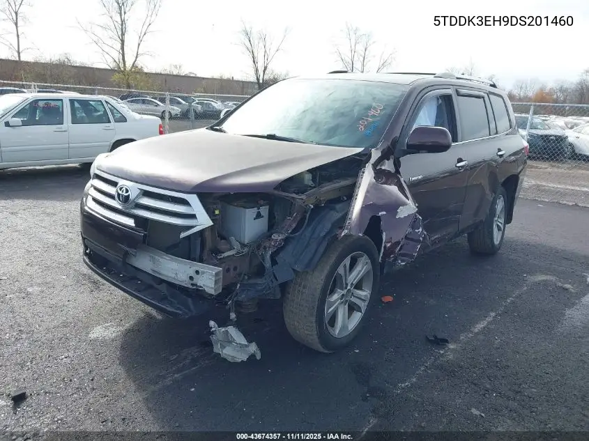 5TDDK3EH9DS201460 2013 Toyota Highlander Limited V6