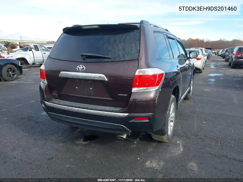 5TDDK3EH9DS201460 2013 Toyota Highlander Limited V6