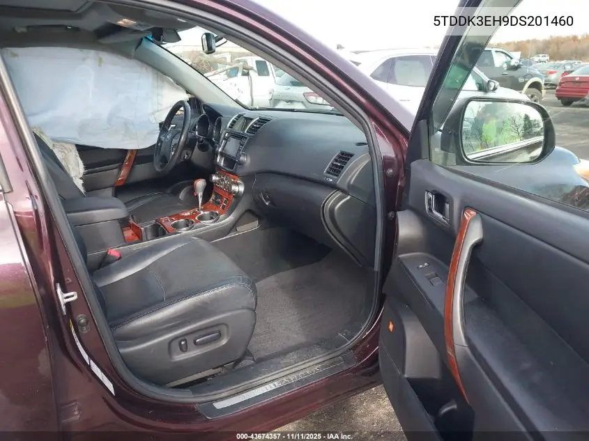 5TDDK3EH9DS201460 2013 Toyota Highlander Limited V6