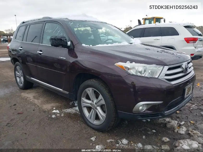 5TDDK3EH1DS256243 2013 Toyota Highlander Limited V6