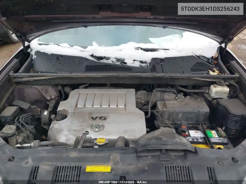 5TDDK3EH1DS256243 2013 Toyota Highlander Limited V6