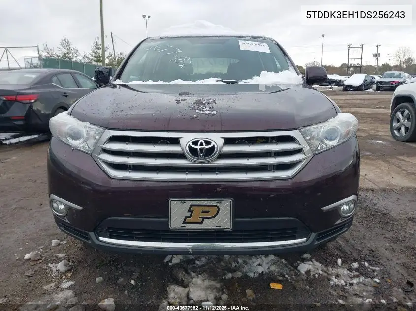 5TDDK3EH1DS256243 2013 Toyota Highlander Limited V6
