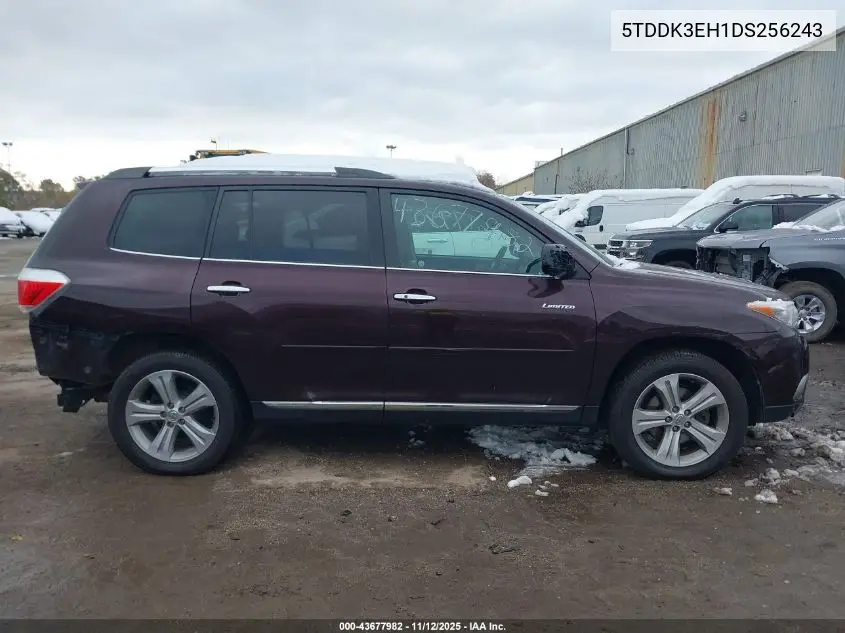 5TDDK3EH1DS256243 2013 Toyota Highlander Limited V6