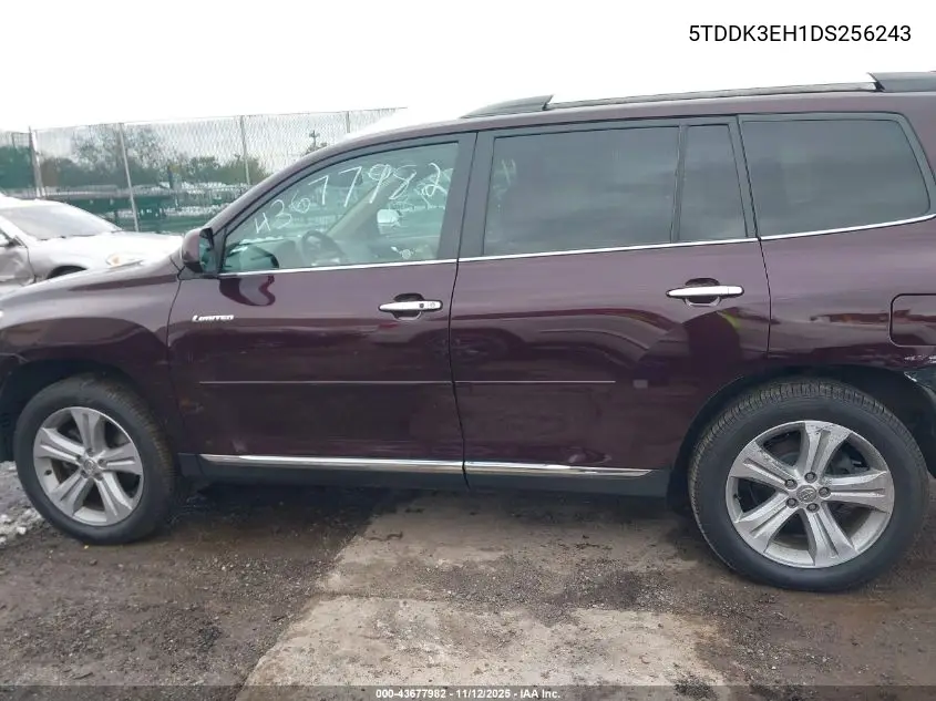 5TDDK3EH1DS256243 2013 Toyota Highlander Limited V6