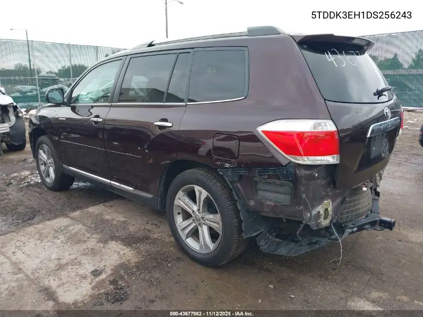 5TDDK3EH1DS256243 2013 Toyota Highlander Limited V6
