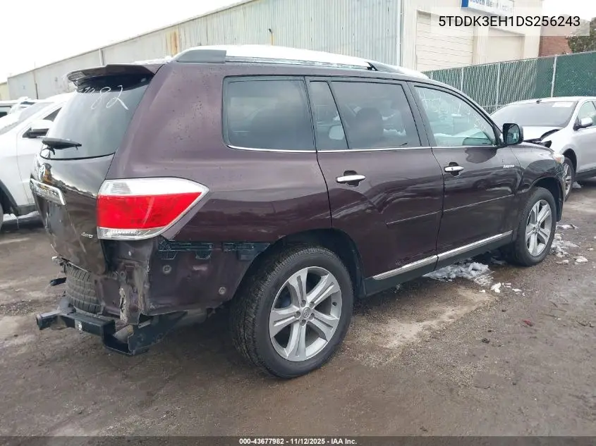 5TDDK3EH1DS256243 2013 Toyota Highlander Limited V6