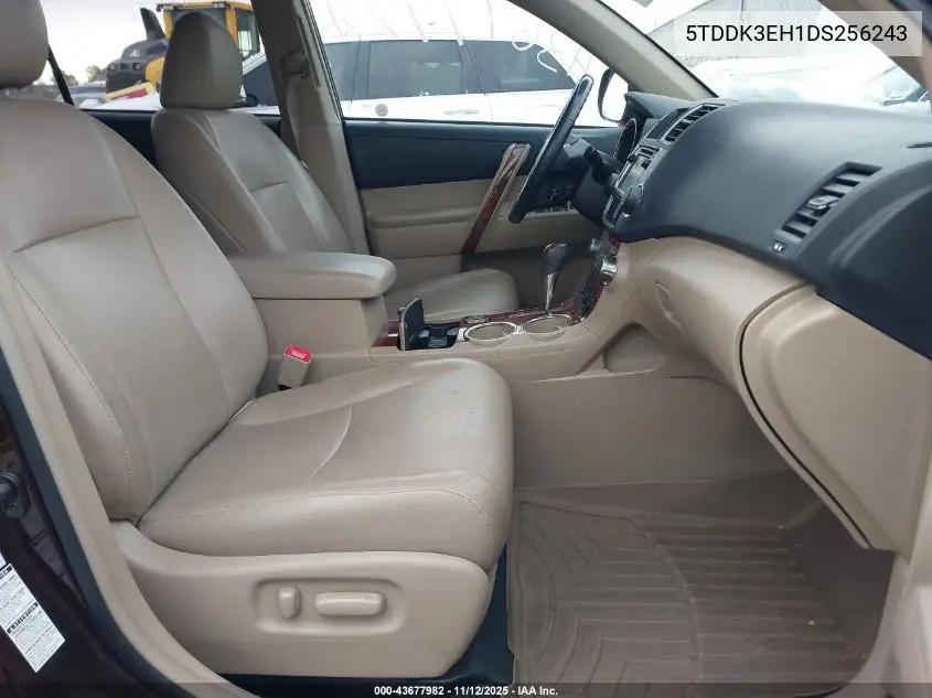 5TDDK3EH1DS256243 2013 Toyota Highlander Limited V6