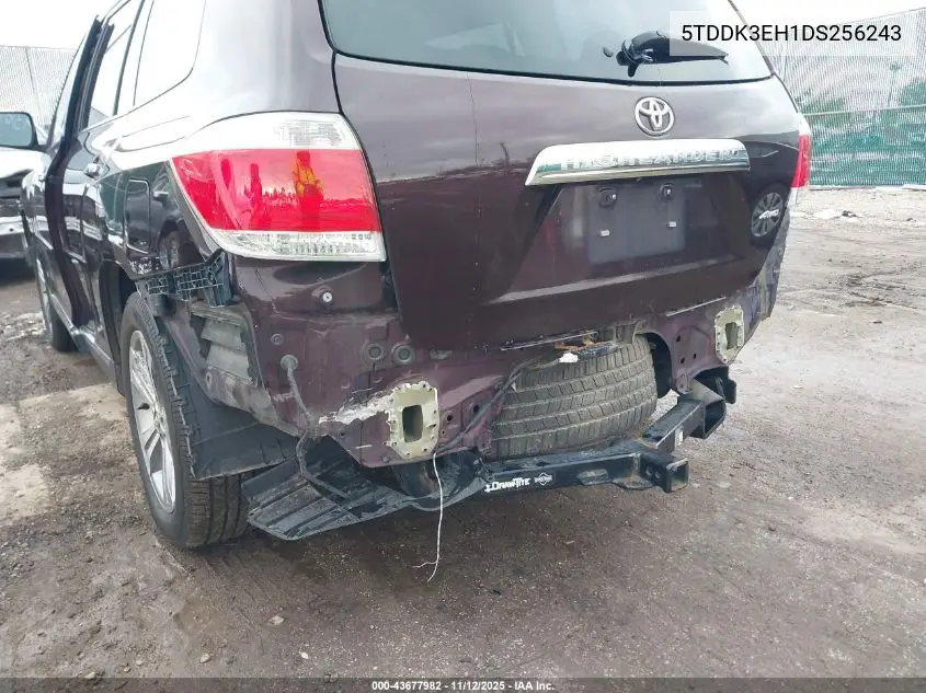5TDDK3EH1DS256243 2013 Toyota Highlander Limited V6