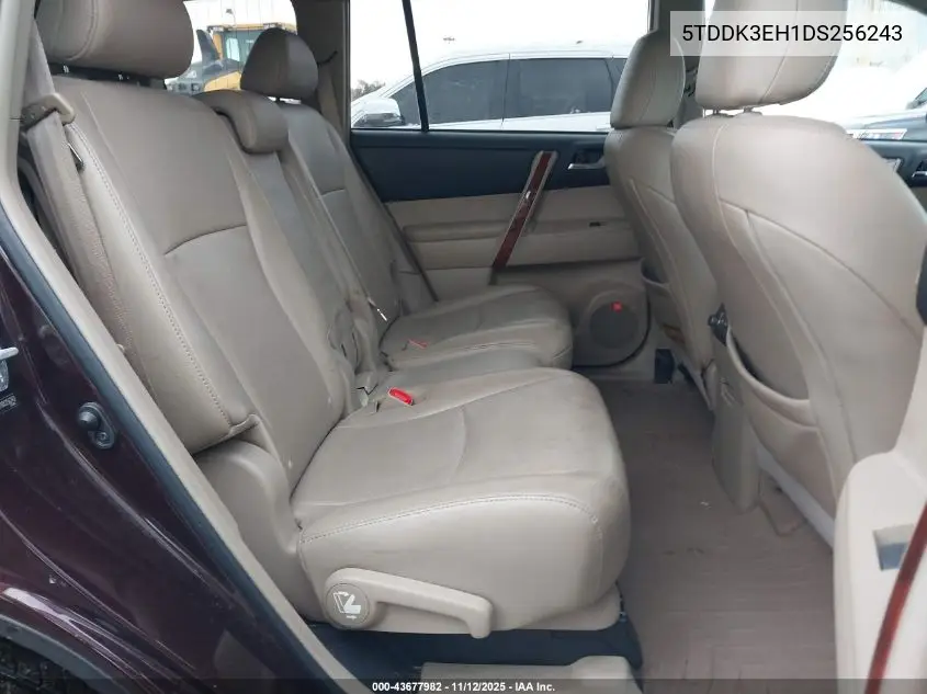 5TDDK3EH1DS256243 2013 Toyota Highlander Limited V6