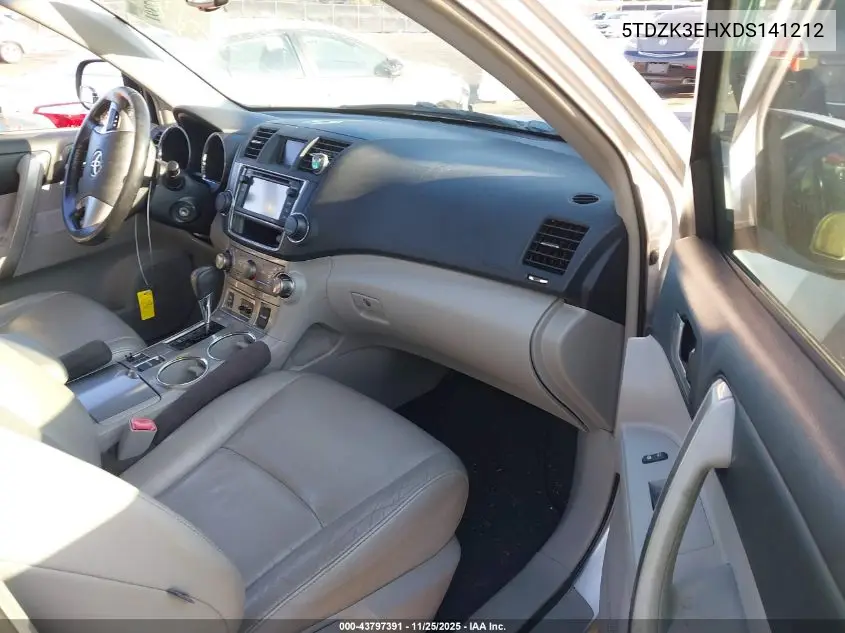 5TDZK3EHXDS141212 2013 Toyota Highlander Se V6