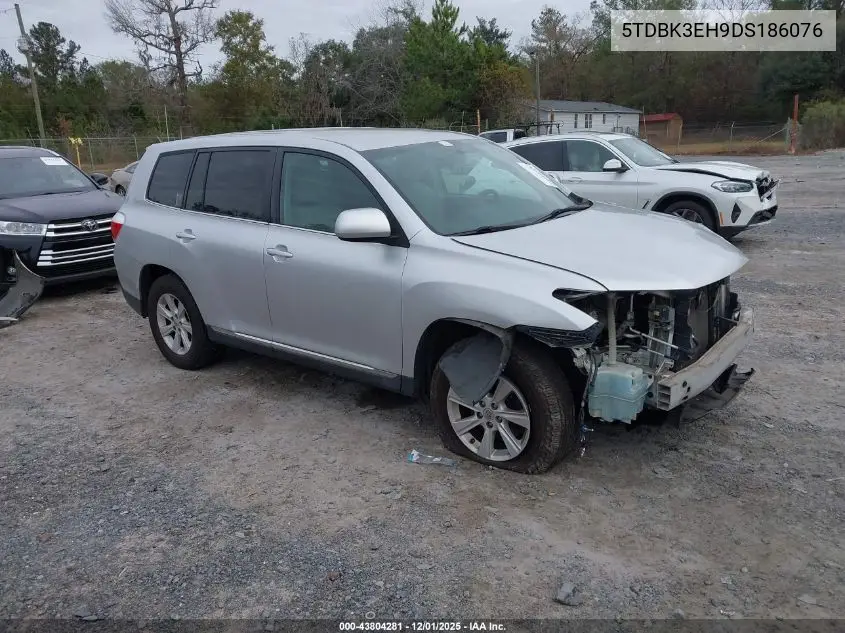 5TDBK3EH9DS186076 2013 Toyota Highlander Base V6